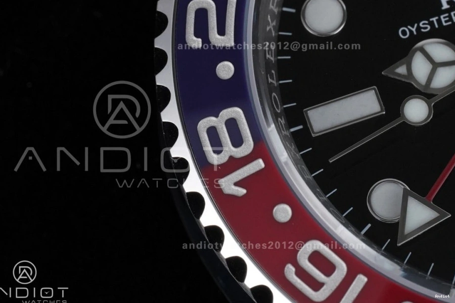 SH3285 Pepsi BLRO Edition Master Best Oyster New V3 On II GMT (UV 126710 SS Bezel 904L Upgraded) Bracelet ARF 1:1 0701